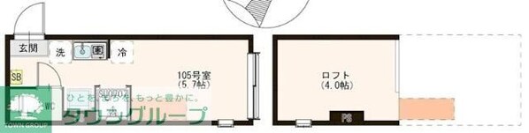 Emarie代田橋の物件間取画像